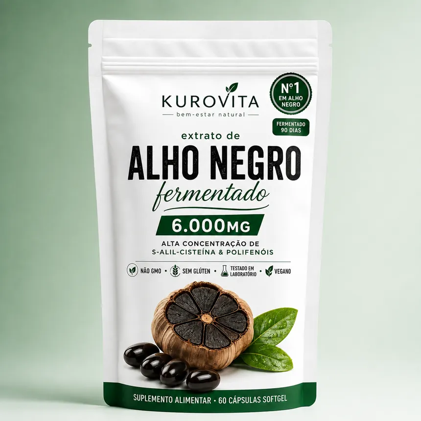 Embalagem Alho Negro Kurovita